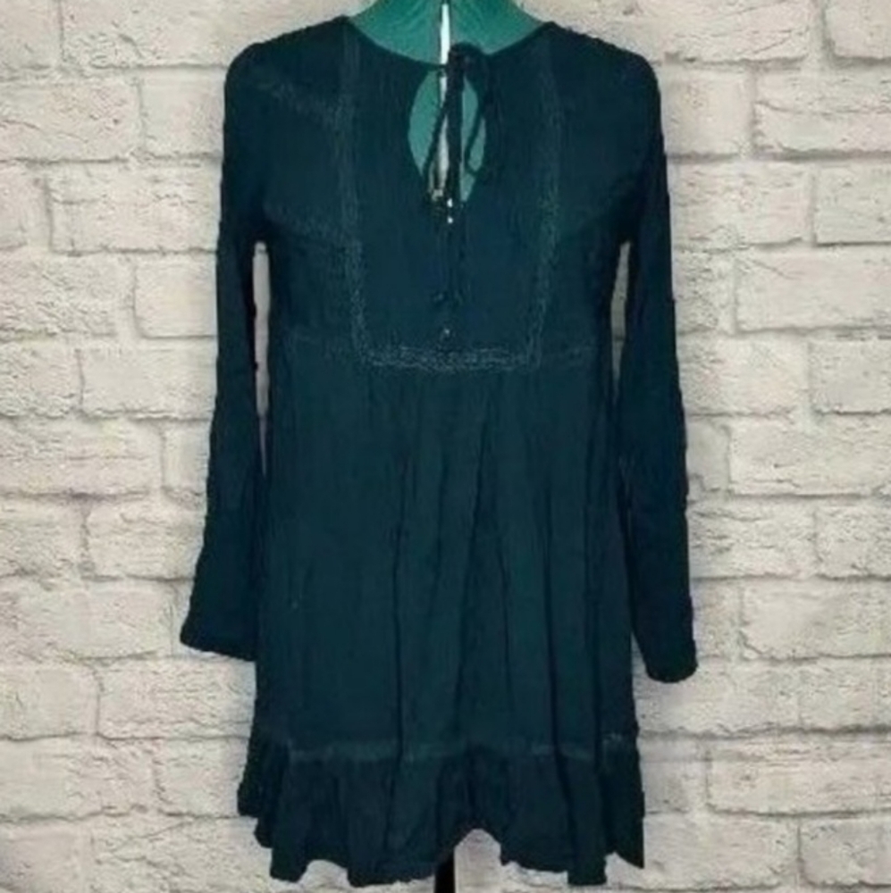 Free People Boho Jade Green Dress NWOTAGS